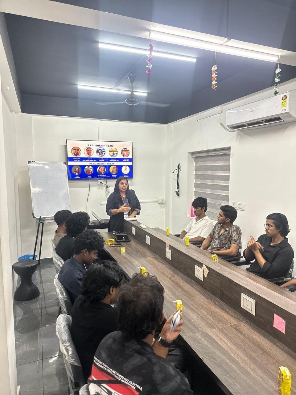 New AI batch orientation session at Future Optima IT Solutions, Chembumukku campus