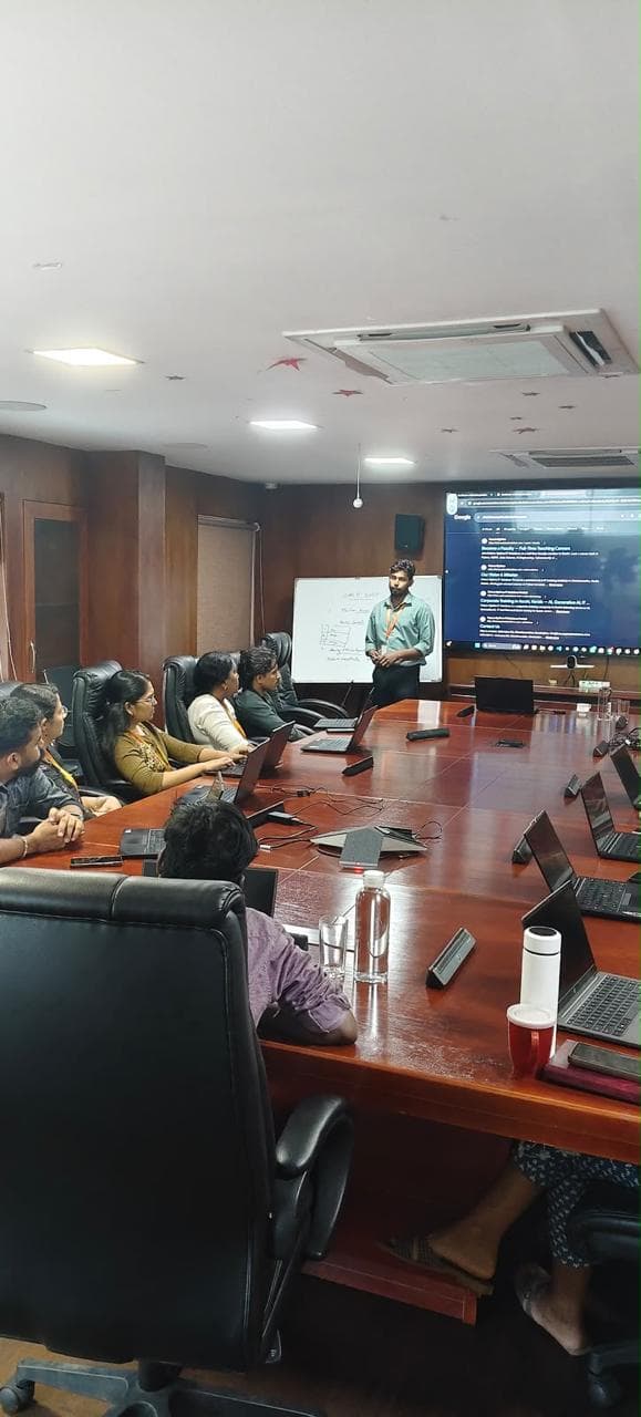 Future Optima trainer delivering OWASP Top 10 and cybersecurity awareness corporate training to the Manappuram Insurance Brokers Ltd. team